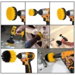 23 in 1 Floor Wall Window Glass Cleaning Descaling Electric Drill Brush Head Set - Image 3