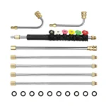 8 in 1 Car Wash High Pressure Spray Nozzle Cleaning Extension Rod - Image 2