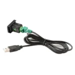 Car Center Console CD Reserved Position Modified 3.3 x 2.3cm USB Interface Conversion Cable for Volkswagen / Audi / Skoda, Cable Length: 1m - Image 3
