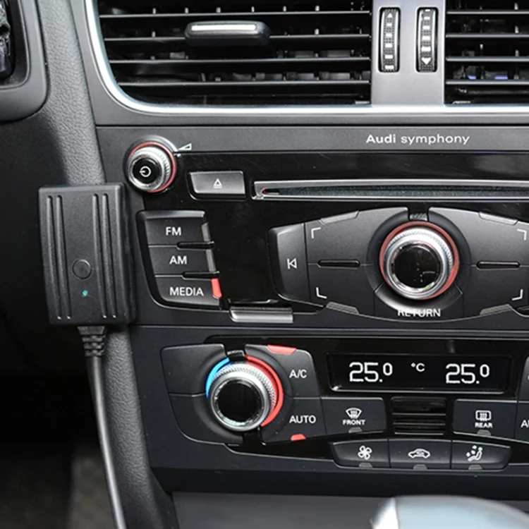 CRP4345_5.webp Car AMI MMI2G Multimedia Bluetooth Music AUX Digital Audio Cable + MIC + Music Change for Audi Q7 A6L A8L A4L - Image 6