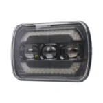 2073S 1 Pair 7 inch Car Square Headlight Work Light - Image 2