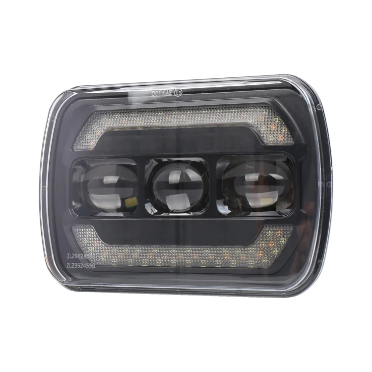 CRP4370_1.webp 2073S 1 Pair 7 inch Car Square Headlight Work Light - Image 2