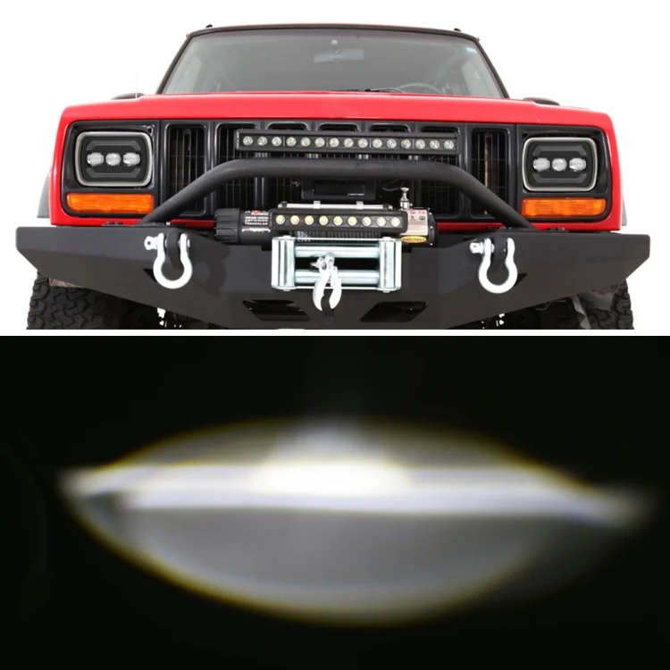 CRP4370_5.webp 2073S 1 Pair 7 inch Car Square Headlight Work Light - Image 6