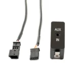 Car Navigation 16:9 Large Screen AUX + Cable for BMW X5 - Image 3