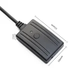 Car AUX Bluetooth Audio Cable + MIC for BMW E86 X3 E83 - Image 4