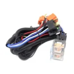12V 2-lamp Car Headlight Modification Wiring Harness Brightener Cable - Image 2