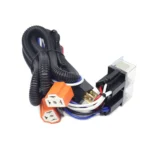 12V 2-lamp Car Headlight Modification Wiring Harness Brightener Cable - Image 3