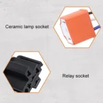 12V 2-lamp Car Headlight Modification Wiring Harness Brightener Cable - Image 6