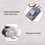 12V 2-lamp Car Headlight Modification Wiring Harness Brightener Cable - Image 7