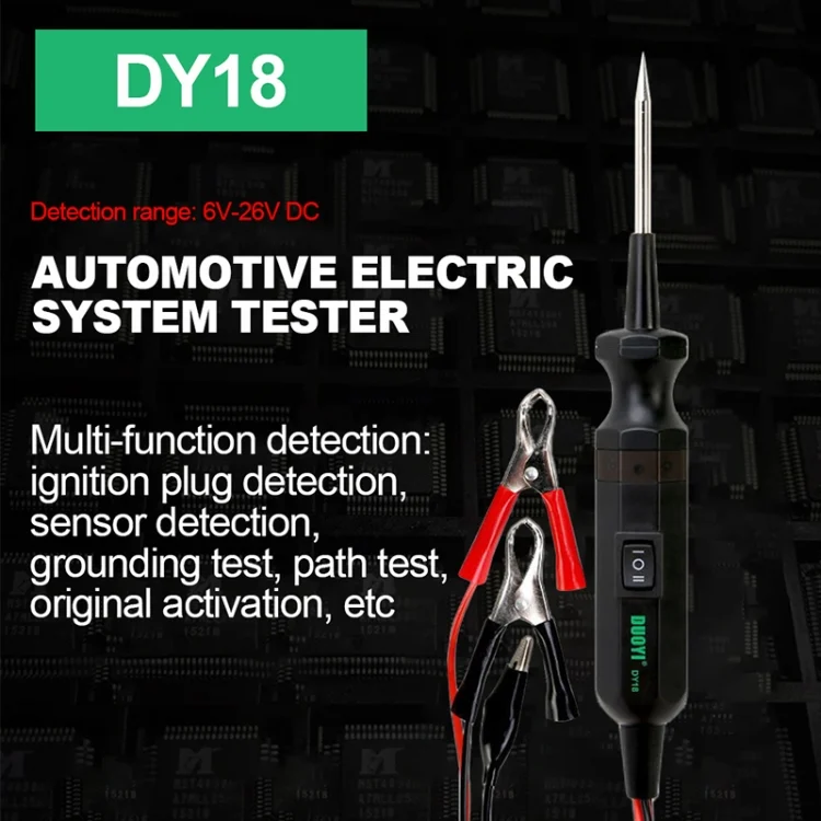 CRP4492_5.webp DUOYI DY18 Car Circuit Tester Probe Diagnostic Tool 12V 24V Current Voltmeter - Image 6
