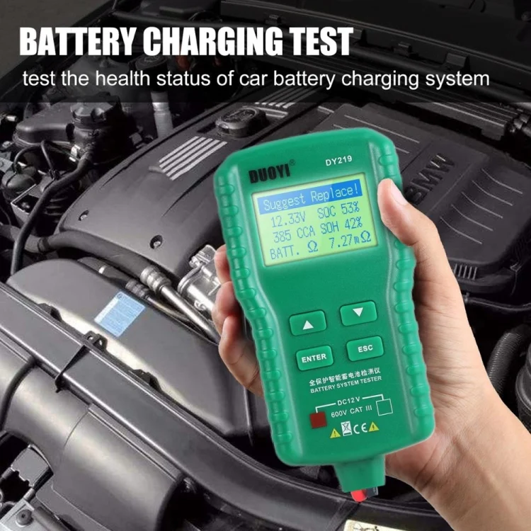 CRP4496_7.webp DUOYI DY219 Digital Battery Analyzer Car Fault Diagnostic Device Current and Voltage Detector - Image 8