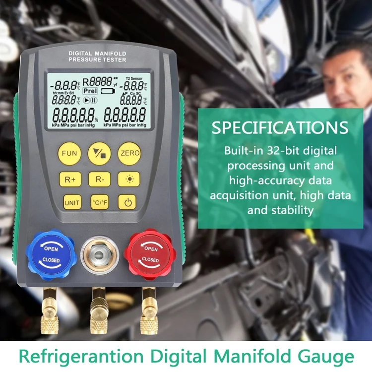 CRP4498_5.webp DUOYI DY517 Car Air Conditioning Repair Electronic Refrigerant Meter Air Conditioning Fluoride Meter - Image 6