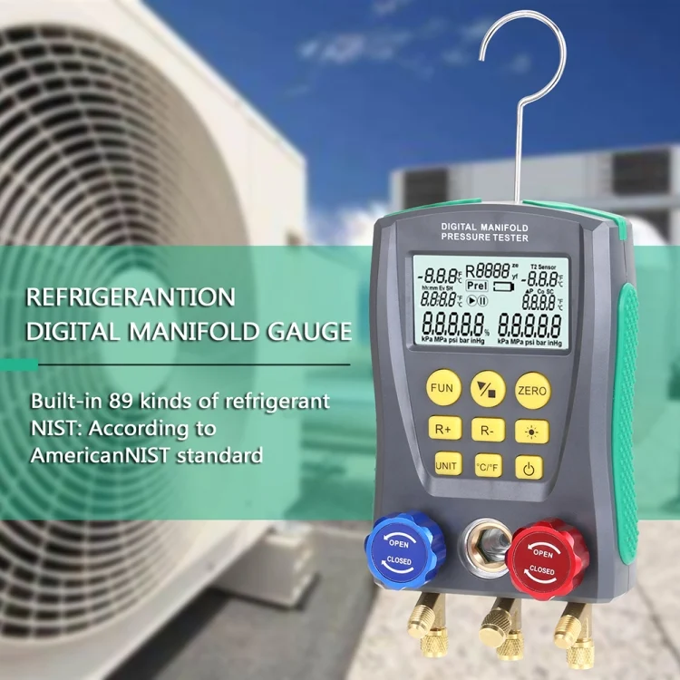 CRP4498_7.webp DUOYI DY517 Car Air Conditioning Repair Electronic Refrigerant Meter Air Conditioning Fluoride Meter - Image 8