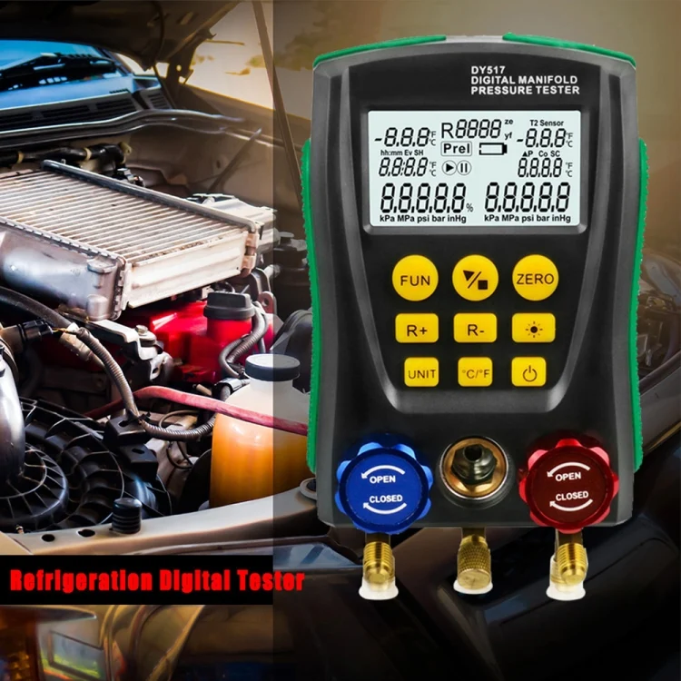 CRP4499_7.webp DUOYI DY517A Car Air Conditioning Diagnostic Instrument Temperature Monitor Fluoride Meter - Image 8