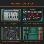 DUOYI DY2201 Car High-precision Digital Automobile Multi-function Maintenance Automatic Universal Meter - Image 6
