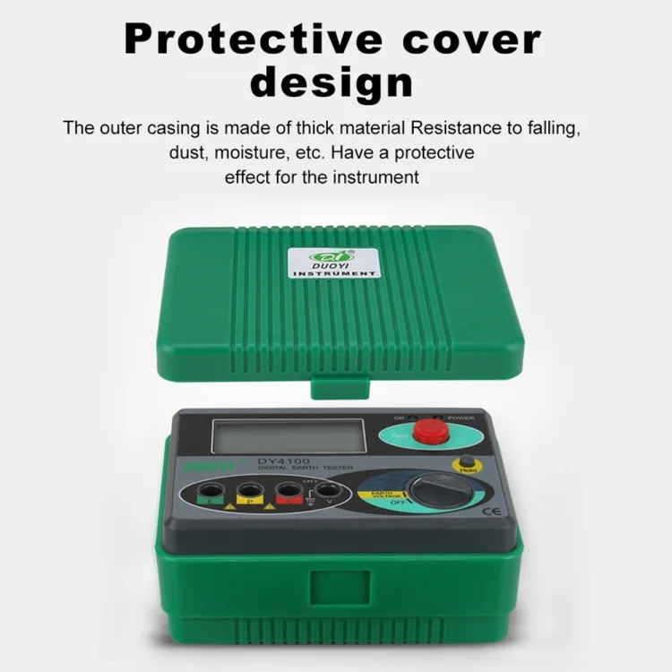 CRP4503_9.webp DUOYI DY4100 High-precision Digital Ground Resistance Meter Resistance Tester - Image 10
