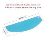 MB-HS001 Motorcycle Helmet Shield Sunshade Mirror High Permeability Rainproof Film - Image 2