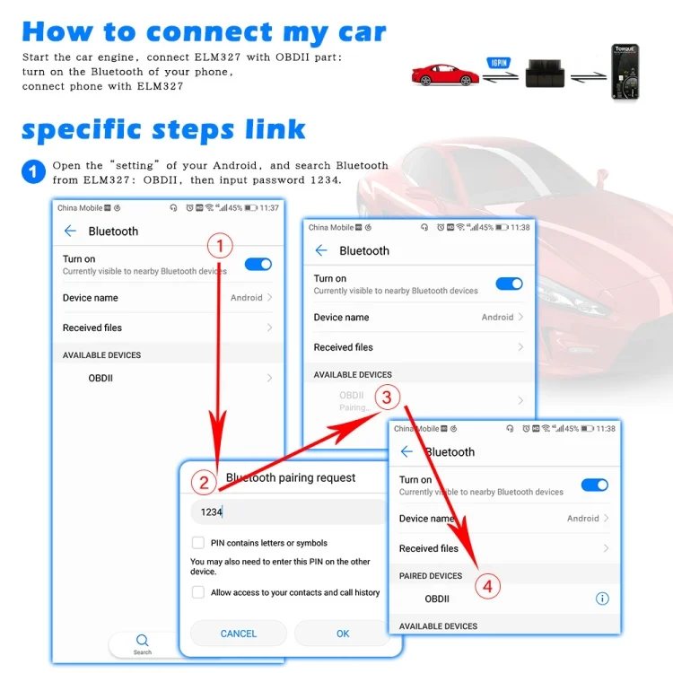 CRP4575_6.webp Mini Bluetooth ELM327 OBD Car Fault Diagnostic Scanner - Image 7