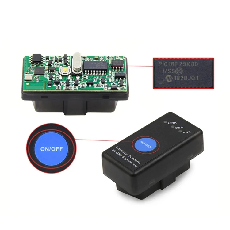 CRP4579_1.webp Mini Bluetooth 4.0 ELM327 OBD Car Fault Diagnostic Scanner with Power Switch - Image 2