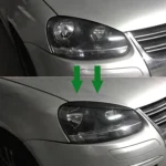Car Headlight Eyebrow Decoration Sticker for Volkswagen Golf 5 - Image 2