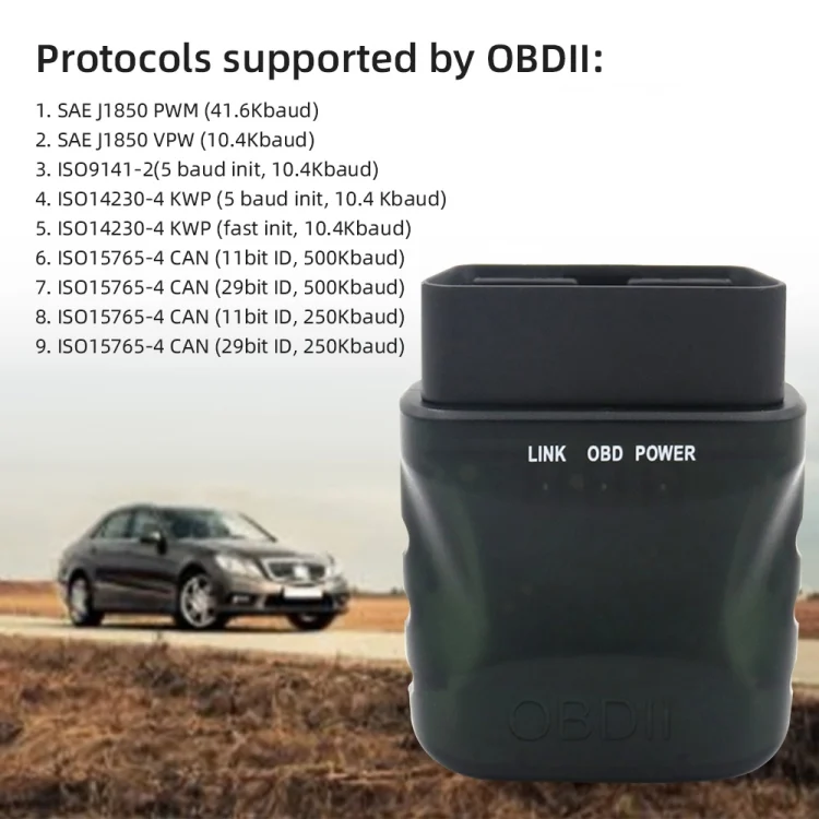 CRP4617_6.webp V015 OBD2 Scanner ELM327 Bluetooth 4.0 Fault Diagnostic Scanner - Image 7