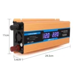 Carmaer Modified Sine Wave 48V to 220V 1600W Car Multi-function Double Digital Display Inverter Household Power Converter - Image 3