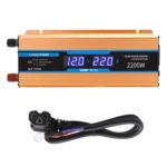 Carmaer Modified Sine Wave 48V to 220V 2200W Car Multi-function Double Digital Display Inverter Household Power Converter - Image 2