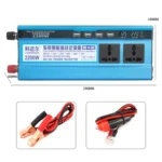 Carmaer 24V to 220V 2200W Three Socket Car Double Digital Display Inverter Household Power Converter - Image 2