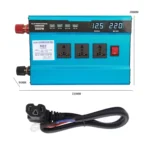Carmaer 60V to 220V 3000W Intelligent Fan Car Double Digital Display Inverter Household Power Converter - Image 2