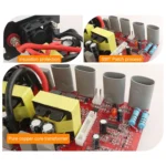 Carmaer 60V to 220V 3000W Intelligent Fan Car Double Digital Display Inverter Household Power Converter - Image 5