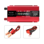 Carmaer Universal 24V to 220V 1200W Car LCD Display Inverter Household Power Converter - Image 2
