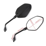 ZF001-125B Pair Rearview Mirror Reflective Mirror for Four-wheeler ATV - Image 2