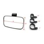 UTV-10 Sandy Beach Car Big View Rearview Mirror for UTV / ATVs, 1.5 inch, 1.75 inch, 2 inch - Image 2