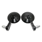 SF-158 Motorcycle Round Blue Glass Adjustable Rearview Mirror Handle Reflective Mirror - Image 3