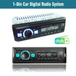 1-Din Car DAB Radio Player Stereo System FM Receiver, Support Bluetooth & U Disk & MP3 & TF Card - Image 2