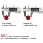 2 PCS Car / Motorcycle NITROUS Letter Metal Cigarette Lighter Dust Cover - Image 4