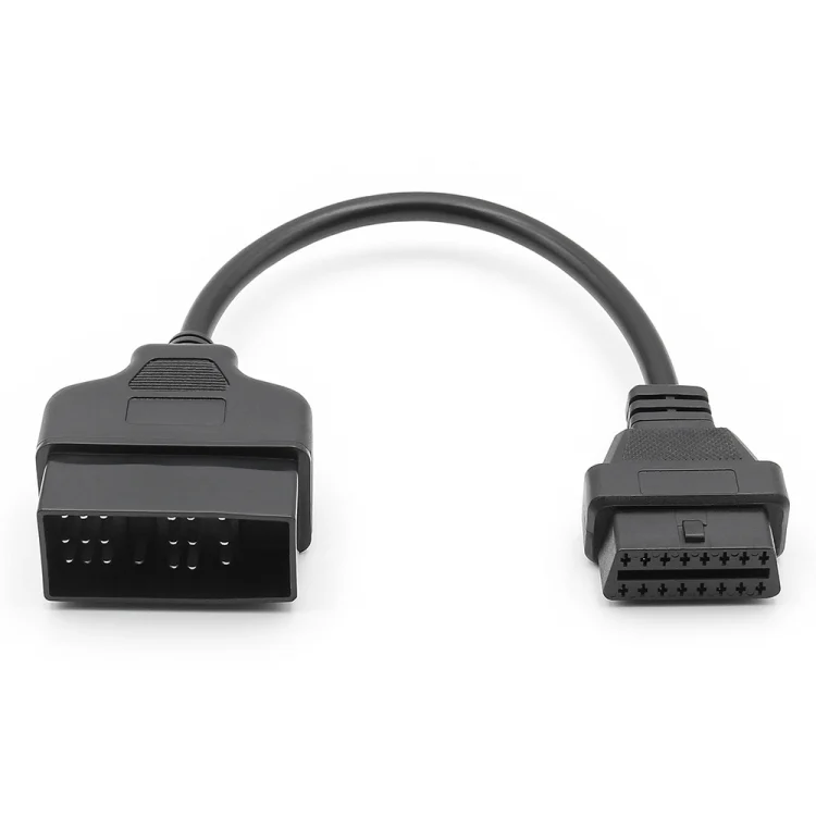 CRP4730_1.webp 22Pin to 16Pin Car OBD2 Conversion Cable OBDII Diagnostic Adapter Cable for Toyota - Image 2