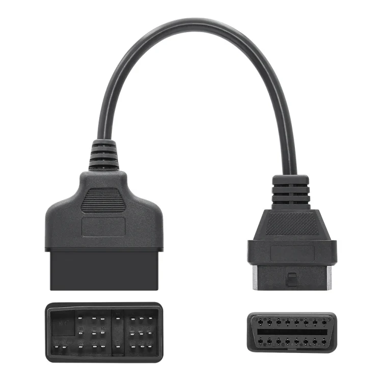 CRP4730_3.webp 22Pin to 16Pin Car OBD2 Conversion Cable OBDII Diagnostic Adapter Cable for Toyota - Image 4
