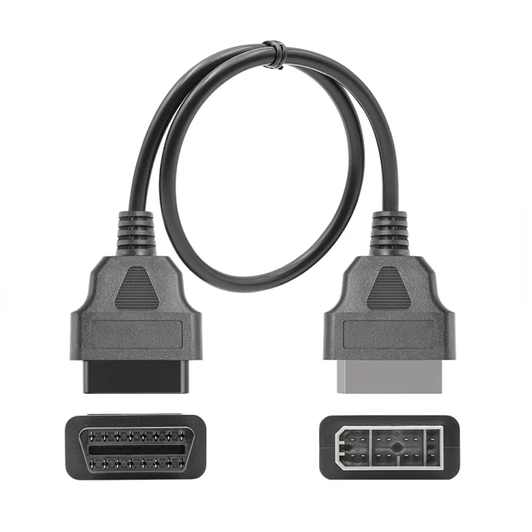 CRP4731_3.webp 14Pin to 16Pin Car OBD2 Conversion Cable OBDII Diagnostic Adapter Cable for Nissan - Image 4