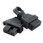 12Pin to 16Pin Car OBD2 Conversion Cable OBDII Diagnostic Adapter Cable for Mitsubishi - Image 2
