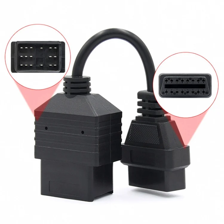 CRP4733_4.webp 17Pin to 16Pin Car OBD2 Conversion Cable OBDII Diagnostic Adapter Cable for Toyota - Image 5