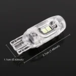 10 PCS T10 DC12V / 1W Car Clearance Light 5LEDs SMD-3030 Lamp Beads - Image 4