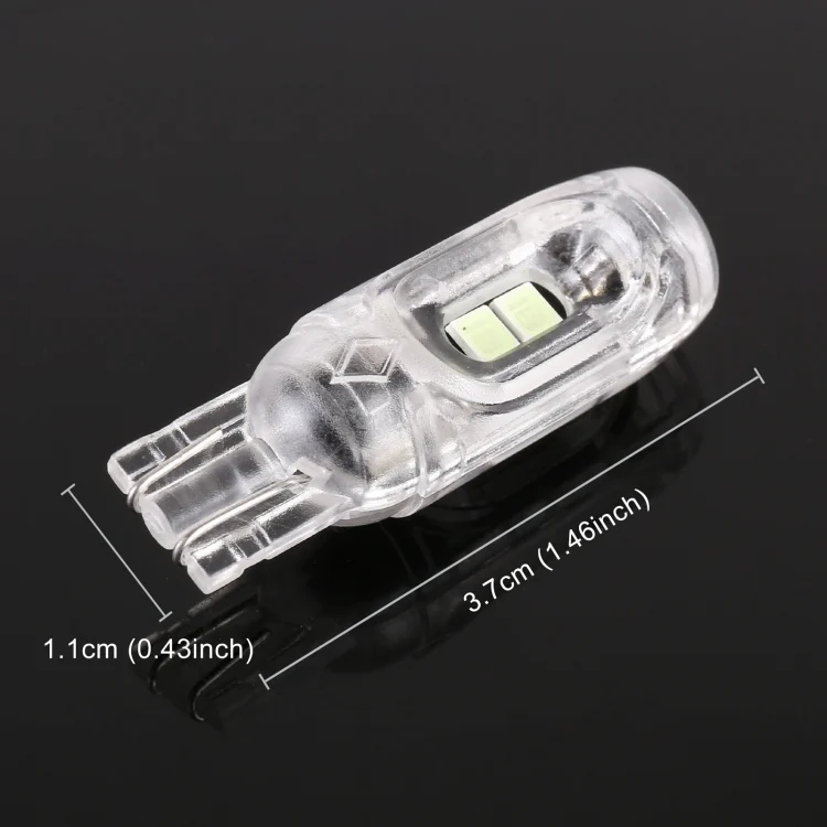 CRP4745BB_2.webp 10 PCS T10 DC12V / 1W Car Clearance Light 5LEDs SMD-3030 Lamp Beads - Image 4