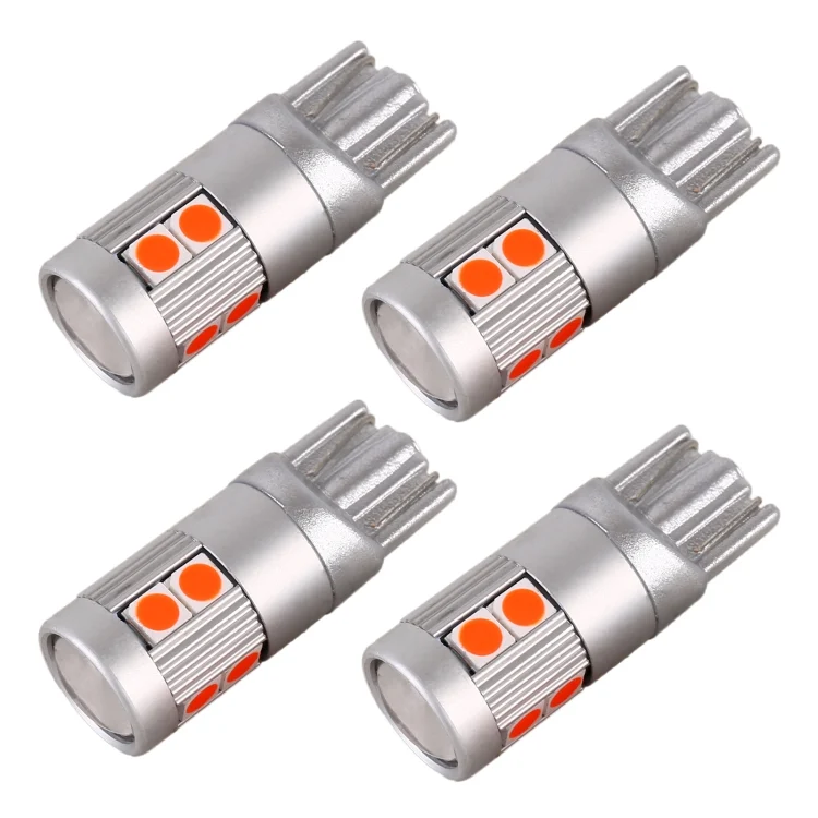 CRP4746RL.webp 4 PCS T10 DC12V / 2W Car Clearance Light 9LEDs SMD-3030 Lamp Beads - Image 1