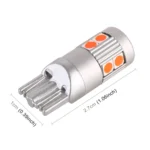 4 PCS T10 DC12V / 2W Car Clearance Light 9LEDs SMD-3030 Lamp Beads - Image 4