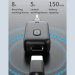 A60 3 in 1 Car Bluetooth Receiver Transmitter 3.5AUX Hands-free Call - Image 5