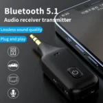 A60 3 in 1 Car Bluetooth Receiver Transmitter 3.5AUX Hands-free Call - Image 7