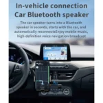A60 3 in 1 Car Bluetooth Receiver Transmitter 3.5AUX Hands-free Call - Image 9