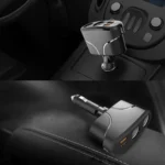 TR35 Car 2 in 1 Cigarette Lighter Extension Socket 20W PD Fast Charge QC3.0 USB Charger - Image 7