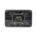 OL-2051S 1 Pair 4x6 inch Off-road Vehicle Modified Angel Devil Eyes Rectangular Headlight - Image 3